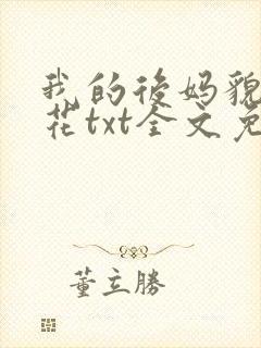 我的后妈貌美如花txt全文免费阅读