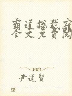 霸道总裁宠上天全文免费阅读