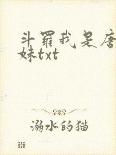 斗罗我是唐三妹妹txt