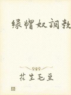 绿帽奴调教小说