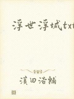 浮世浮城txt