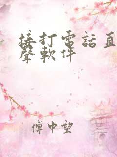 接打电话直接变声软件