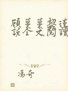 顾蔓蔓黎瑾泽小说全文阅读