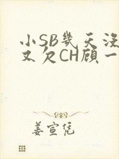 小SB几天没做又欠CH顾一成