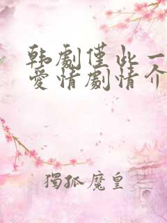 韩剧仅此一次的爱情剧情介绍