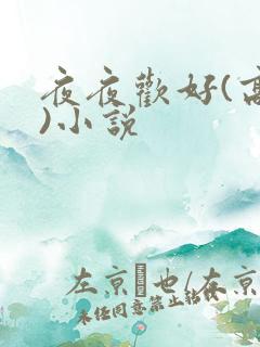 夜夜欢好(高h)小说