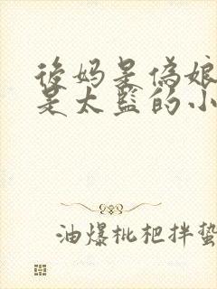 后妈是伪娘男主是太监的小说推荐