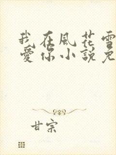 我在风花雪月里爱你小说免费阅读