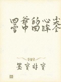 四爷的心尖宠妃雪中回眸全文阅