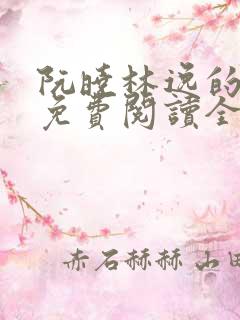 阮晓林逸的小说免费阅读全文