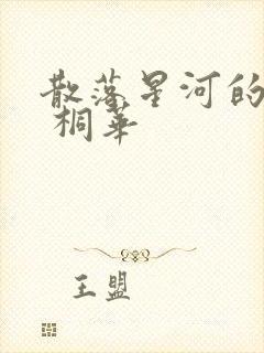 散落星河的记忆 桐华