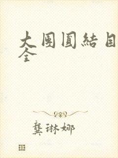 大团圆结目录大全