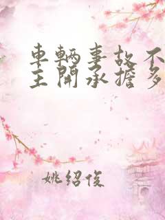 车辆事故不是车主开承担多少责任