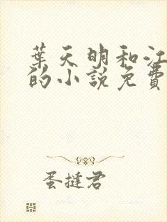 叶天明和江暮婉的小说免费阅读