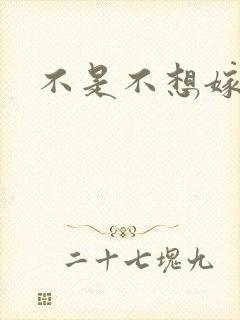 不是不想嫁全集