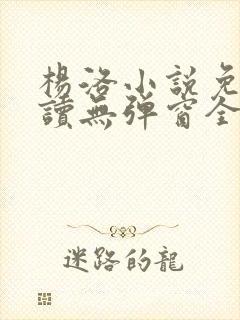 杨洛小说免费阅读无弹窗全文