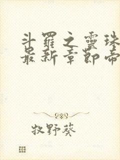 斗罗之灵珠神剑最新章节帝