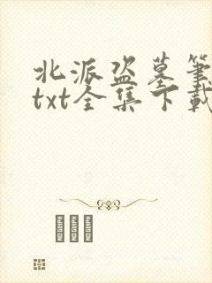 北派盗墓笔记 txt全集下载