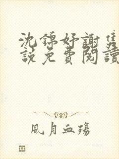 沈锦妤谢隽衍小说免费阅读最新章节