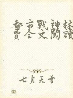 都市战神林北免费全文阅读