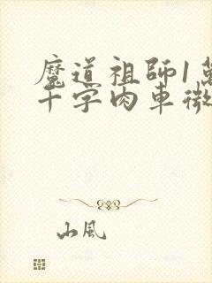 魔道祖师1万8千字肉车微博