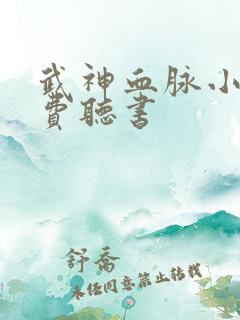 武神血脉小说免费听书