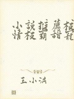 小说推荐校园言情校霸甜宠