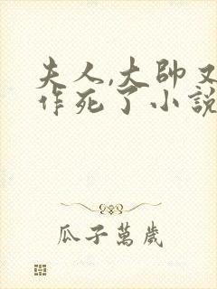 夫人,大帅又在作死了小说免费阅读