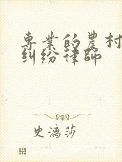 专业的农村拆迁纠纷律师