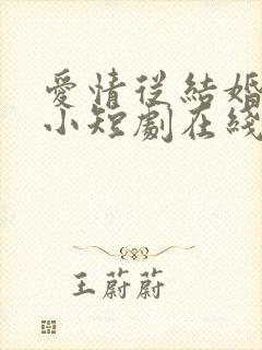 爱情从结婚开始小短剧在线观看