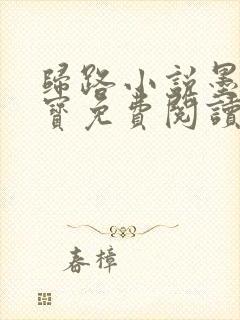 归路小说墨宝非宝免费阅读无删减