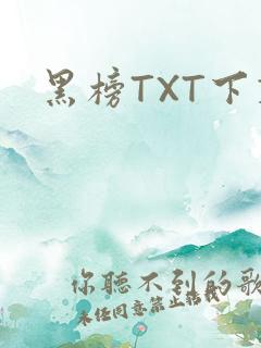 黑榜TXT下载