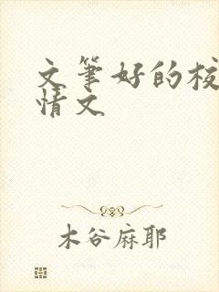 文笔好的校园言情文