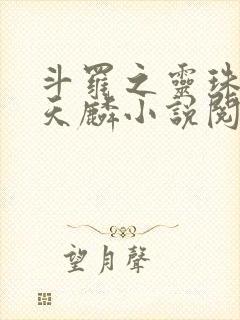 斗罗之灵珠神剑天麟小说阅读