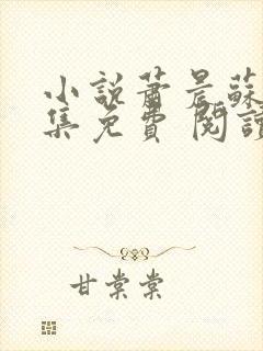 小说萧晨苏晴全集免费 阅读