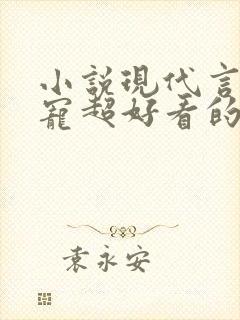 小说现代言情甜宠超好看的有肉