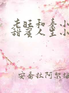 老旺和秦小雨的甜蜜人生小说