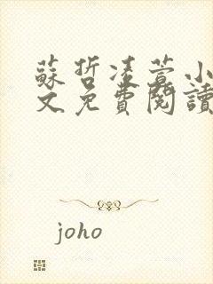 苏哲凌萱小说全文免费阅读无弹窗