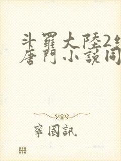 斗罗大陆2绝世唐门小说同人