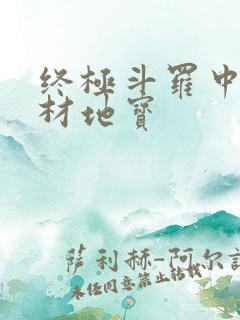 终极斗罗中的天材地宝