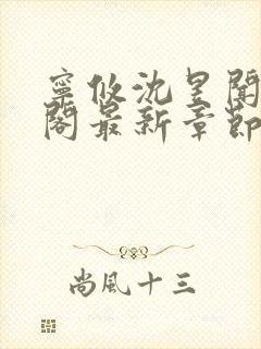 宁攸沈昱闻笔趣阁最新章节更新时间