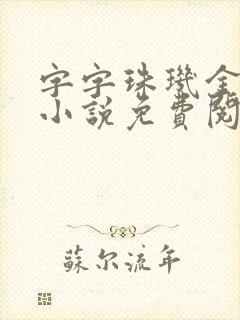 字字珠玑金银花小说免费阅读