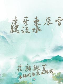 虎牙东辰雪见抖腿流水