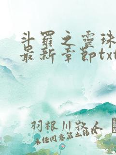 斗罗之灵珠神剑最新章节txt