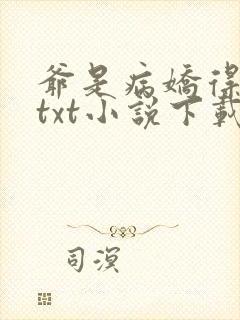 爷是病娇得宠着txt小说下载