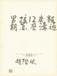 男孩12岁叛逆期怎么沟通