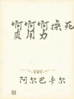 啊啊啊操死我好爽用力