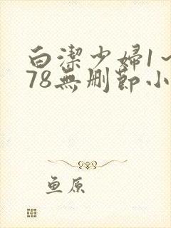 白洁少妇1～178无删节小说