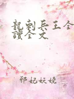 龙刺兵王全文阅读全文