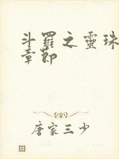 斗罗之灵珠神剑章节